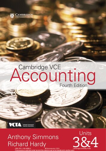 Cambridge VCE Accounting Units 3 & 4