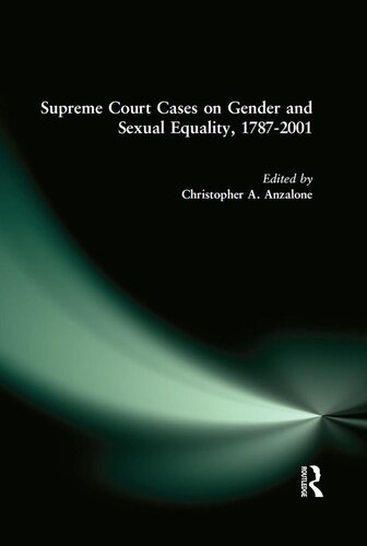 Supreme Court Cases on Political Representation, 1787-2001