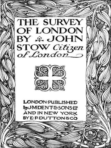 A Survey of London; Volume 1
