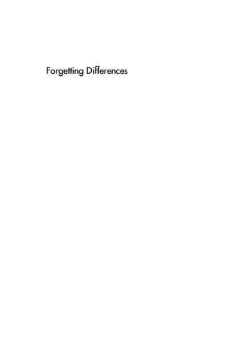 Forgetting Differences: Tragedy, Historiography, and the French Wars of Religion