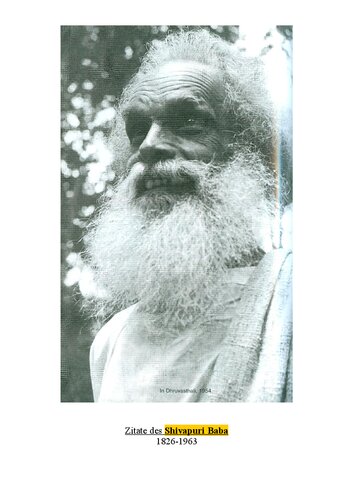 Zitate des Shivapuri Baba