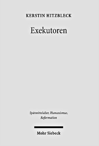 Exekutoren: Die außerordentliche Kollatur von Benefizien im Pontifikat Johannes' XXII.
