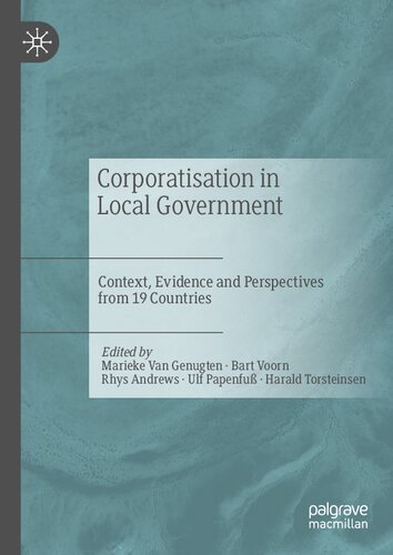 Corporatisation in Local Government: Context, Evidence and Perspectives from 19 Countries