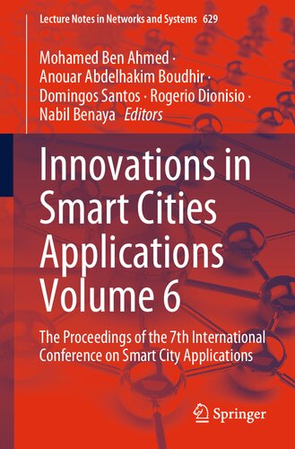 Innovations in Smart Cities Applications Volume 6: The Proceedings of the 7th International Conference on Smart City Applications