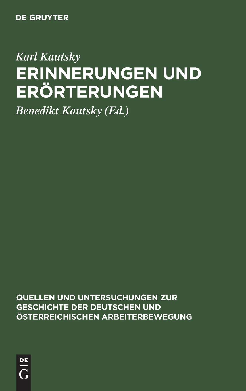Erinnerungen und Erörterungen