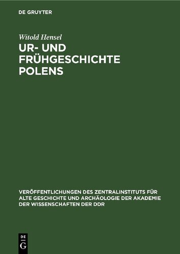 Ur- und Frühgeschichte Polens