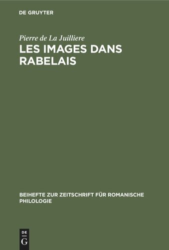 Les Images dans Rabelais