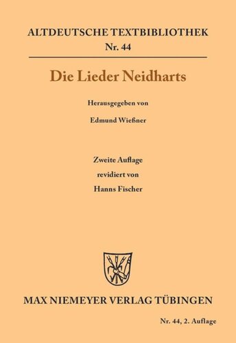 Die Lieder Neidharts