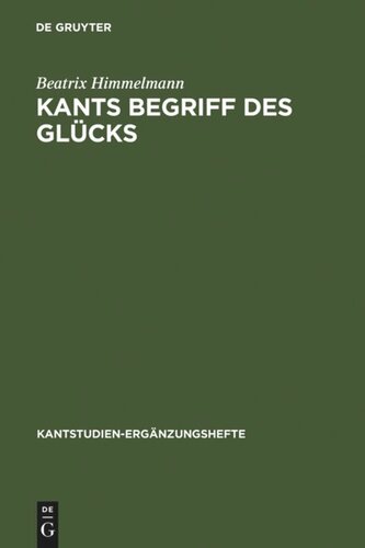 Kants Begriff des Glücks