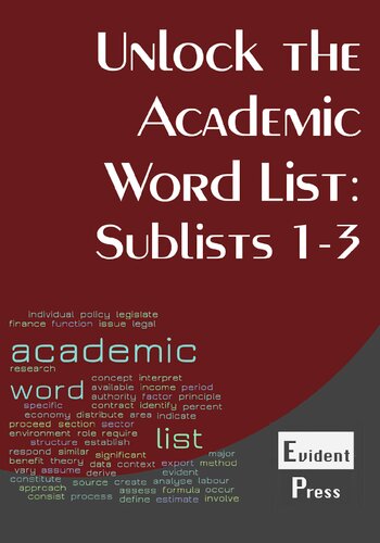 Unlock the Academic Word List: Sublists 1-3
