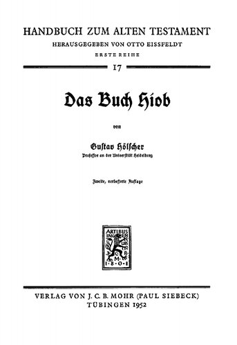 Das Buch Hiob