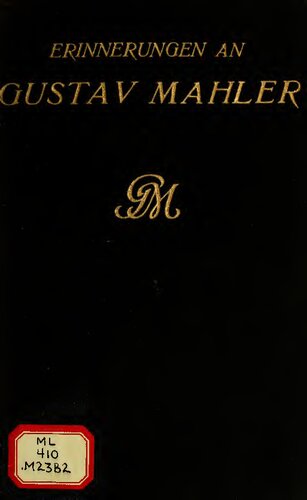 Erinnerungen an Gustav Mahler
