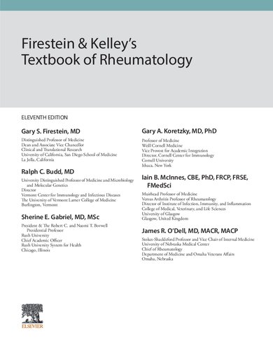 Firestein & Kelley's Textbook of Rheumatology