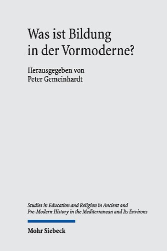 Was ist Bildung in der Vormoderne?