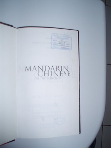 Mandarin Chinese: An Introduction
