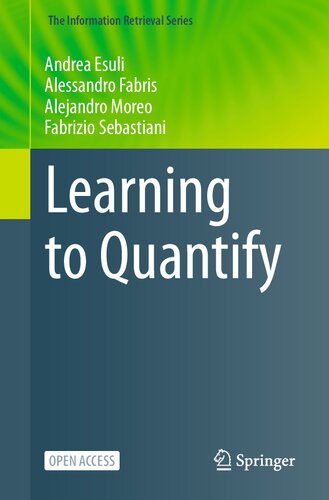 Learning to Quantify