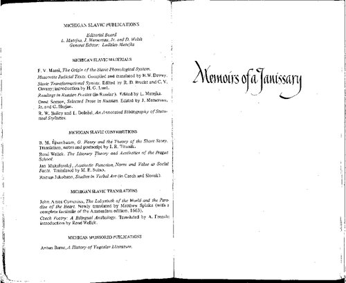 Memoirs of a Janissary