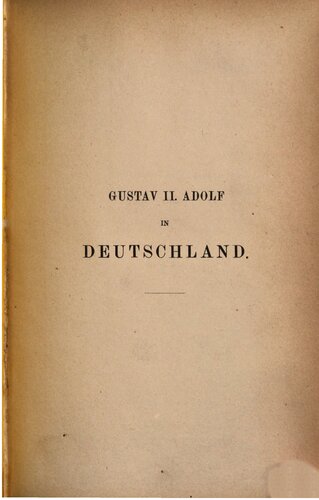 Gustav II. Adolf in Deutschland