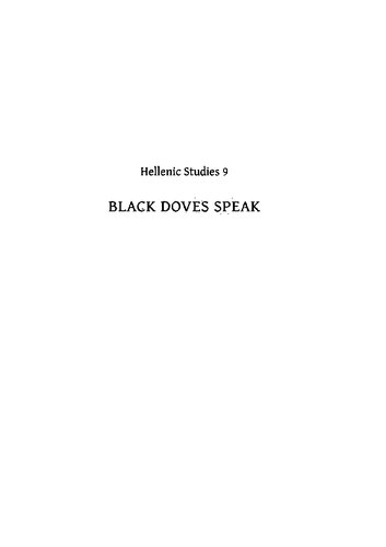 Black Doves Speak: Herodotus and the Languages of Barbarians