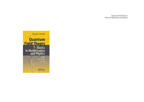 Quantum Field Theory