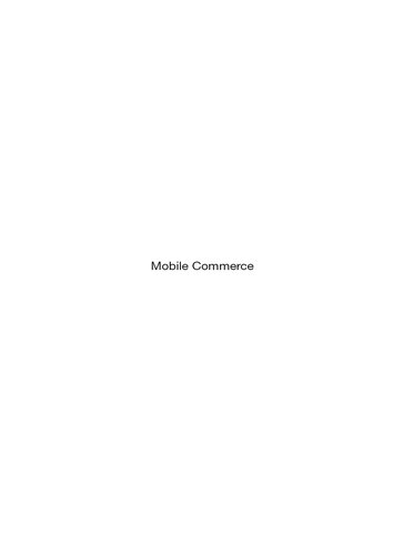 Mobile Commerce