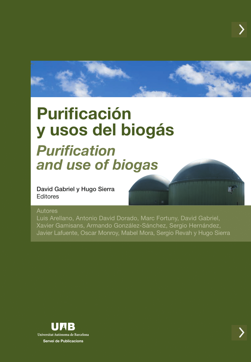 Purificación y usos del biogás