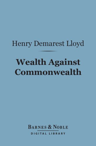 Wealth Against Commonwealth