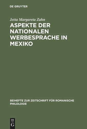 Aspekte der nationalen Werbesprache in Mexiko