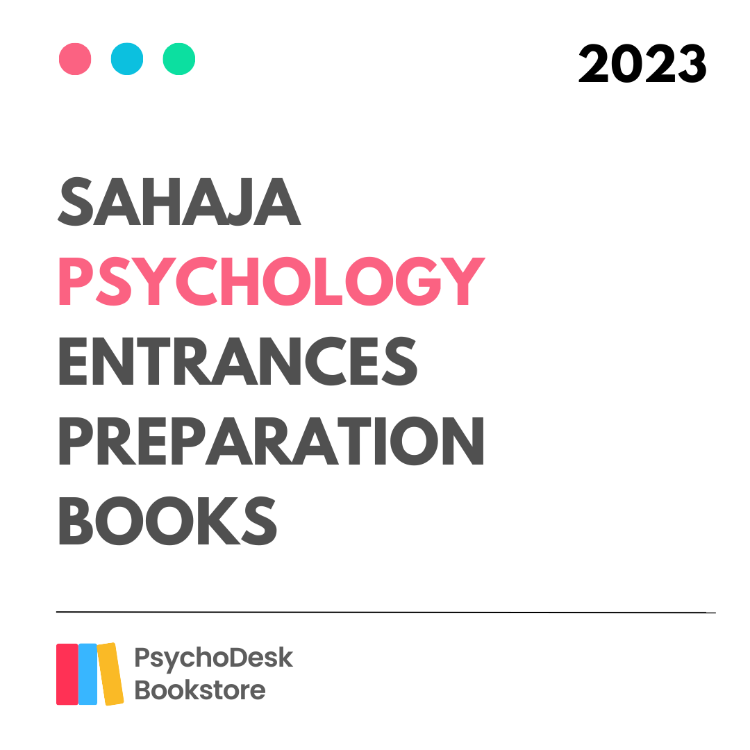 Sahaja Psychology Entrances Preparation Books