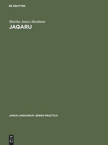 Jaqaru: Outline of phonological and morphological structure