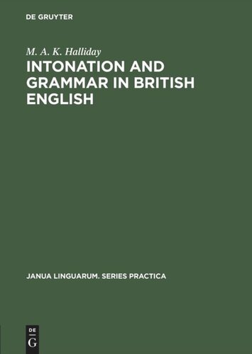 Intonation and grammar in British English