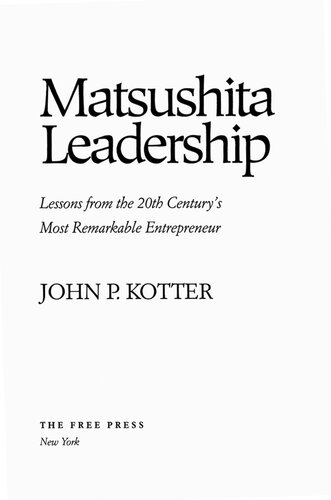 Matsushita Leadership