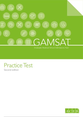 GAMSAT Practice Test 1