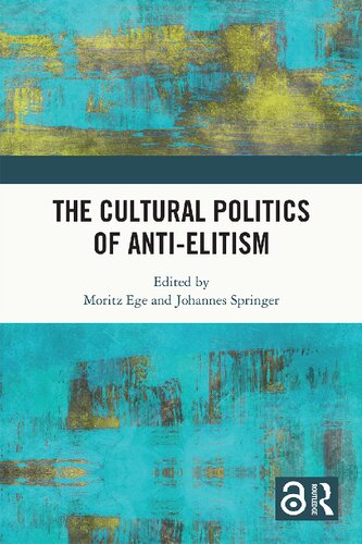 The Cultural Politics of Anti-Elitism