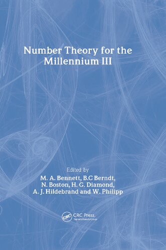 Number Theory for the Millennium III