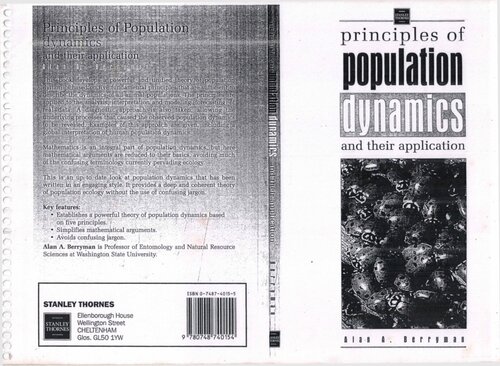 Principles of Population Dynamics and Their Application
