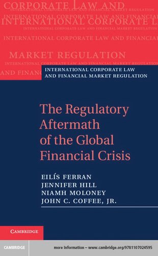 The Regulatory Aftermath of the Global Financial Crisis