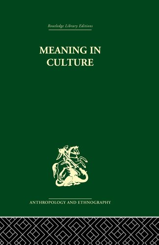 Meaning in Culture