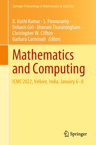 Mathematics and Computing: ICMC 2022, Vellore, India, January 6–8