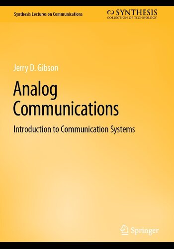 Analog Communications. Introduction to Communication Systems