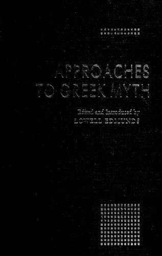 Approaches to Greek Myth