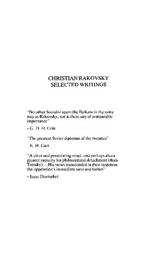 Selected writings on opposition in the USSR 1923-30