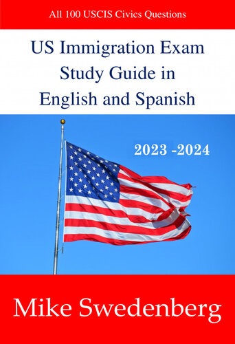 US Immigration Exam Study Guide in English and Spanish