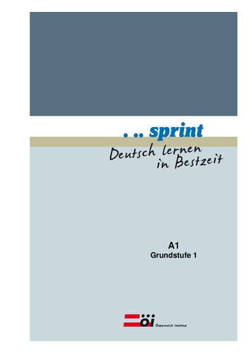 Deutsch Sprint A1