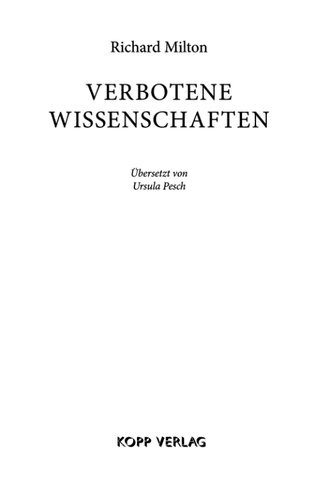 Verbotene Wissenschaften