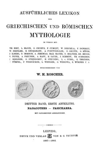 Ausführliches Lexikon der griechischen und römischen Mythologie 3.1 :  Nabaiothes–Pasicharea