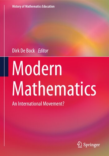 Modern Mathematics: An International Movement?