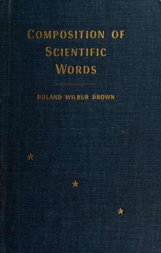 Composition of Scientific Words (truncated)