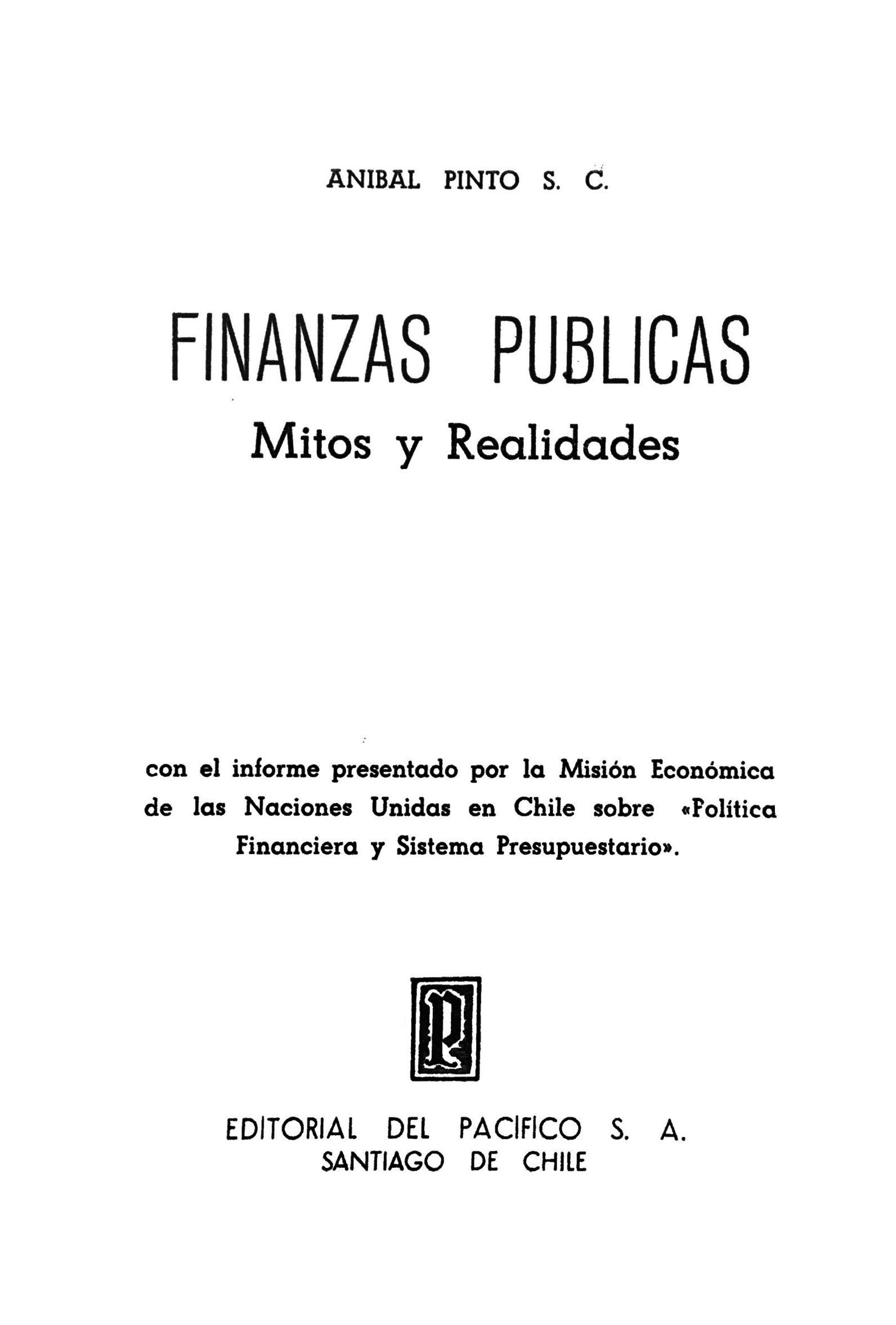 Finanzas públicas. Mitos y realidades