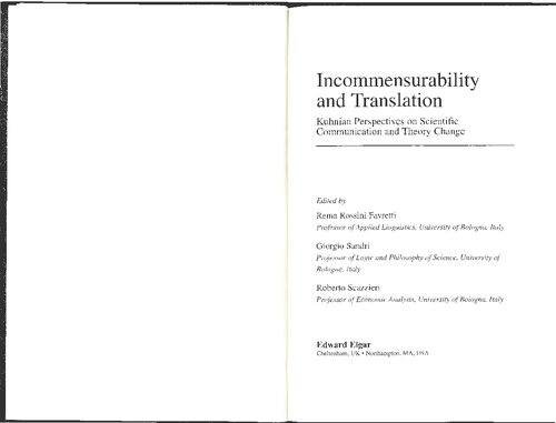 Incommensurability & Translation